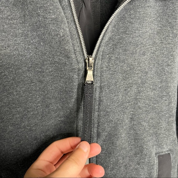 Lululemon En Route Heathered Black Zip Up High Collar Jacket Size 6 - Picture 7 of 11